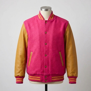 Vestes universitaires d'hiver de haute qualité OEM pour hommes et femmes, logo brodé personnalisé, logo personnalisé, tissu polaire, style universitaire - Product Image 4