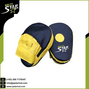 Almohadilla de enfoque de boxeo de alta calidad, boxeo, Muay Thai, Kickboxing, cuero de vaca, guantes de enfoque de perforación - Product Image 2