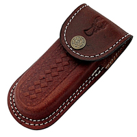Couteau de poche pliant en acier de Damas, motif de lame artistique, manche en bois fait main, personnalisable OEM, action d'ouverture fluide 1 3/4