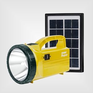 Linterna LED SOLAR THUNDER brillante Linterna recargable solar de 5W diseñada para iluminación de largo alcance en áreas remotas y fuera de la red - Product Image 1