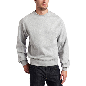 Sweat-shirt à capuche décontracté pour homme 100% coton, col rond, design uni - Product Image 1