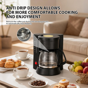 Cafetera Automática de Goteo, 8 Tazas, Jarra de Vidrio Eléctrica, Uso Doméstico, Diseño Moderno, Fácil Operación, 450W, 850ML - Product Image 3