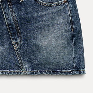 Minifalda Cruzada con Cierre de Botones para Mujer 2026 / Falda Cruzada Minimalista para Mujer, Estilo Elegante, Fabricación OEM, Proveedor Mayorista - Product Image 6