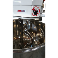 Mélangeur pour pâte à biscuits 25 kg 85 L, pétrin robuste, machine à pétrir la pâte rotative avec bol en acier inoxydable de qualité alimentaire