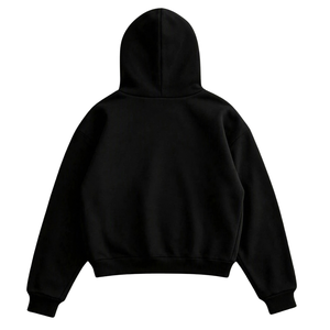 Sudadera con Capucha Personalizada con Estampado de Araña Negra y Pedrería, Corte Holgado, Estilo Urbano, para Hombre y Mujer, de Secado Rápido, Resistente al Viento, para Invierno - Product Image 2