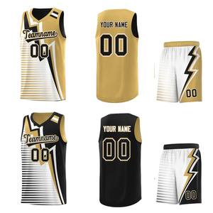 Conjunto de Pantalones Cortos y Camiseta de Baloncesto Reversibles Personalizados, Uniforme de Equipo Impreso, Ropa Deportiva Transpirable de Malla, Tallas Grandes, Secado Rápido para Hombres y Mujeres - Product Image 3