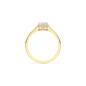 Anillo de Compromiso REYES con Diseño Clásico en Forma de Corazón, Moissanita de 1.06 Quilates para Mujer, Certificado GRA, Plata de Ley 925 - Product Image 6