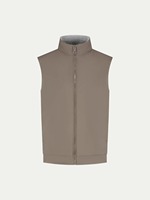 Gilet sans manches réversible décontracté pour homme, couleurs unies, col montant, fermeture éclair, léger, anti-UV, respirant, automne-printemps