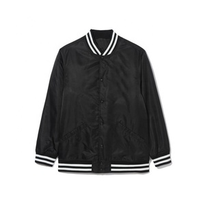 Chaqueta Universitaria de Satén de Moda, Chaqueta de Béisbol con Bordado Personalizado, Chaqueta de Poliéster para Hombre de Talla Grande con Forro de Satén - Product Image 4