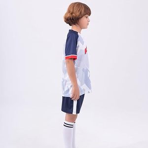 Camiseta de Fútbol de EE. UU. para Niños, Manga Corta, Cuello Redondo, Sublimada, 100% Poliéster, Absorbe la Humedad, Corte Regular, Ropa Deportiva Infantil - Product Image 4