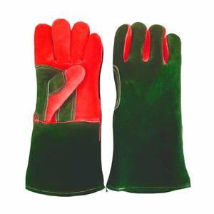 Guantes de Soldadura de Cuero Vacuno de Seguridad Industrial Hockey Palm, Resistentes a la Abrasión y al Calor, para Bomberos, Construcción y Barbacoa - Product Image 5