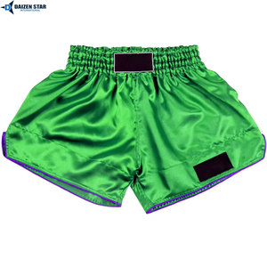 Professional Sporty High Waist MMA Training Fight Shorts Men-Vintage Solid Front Lightweight Satin Fabric Eco-Friendly - Product Image 6