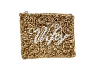 Belle broderie perlée à la main équipe mariée Design petit sac portefeuille à la mode fantaisie et unique luxe élégant de l'Inde - Product Image 3