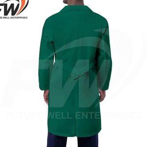 ชุดสครับแพทย์สีขาวพรีเมียมแบบยูนิเซ็กซ์สำหรับแพทย์และพยาบาล คุณภาพสูง ผ้าทออย่างดี ไซส์ XL พร้อมโลโก้สั่งทำ - Product Image 3