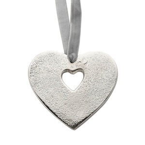Handmade Wooden Heart Hanging <b>Ornament</b> Rustic Decor <b>Small</b> 2-4 Inch Christmas Tree Decoration - Product Image 4
