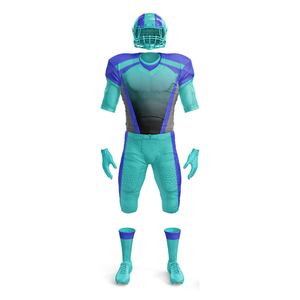 Direct Factory Supplier Custom Heat-Transfer Printed Plus Size Short Sleeve Breathable American Football Uniform New Design - Product Image 5