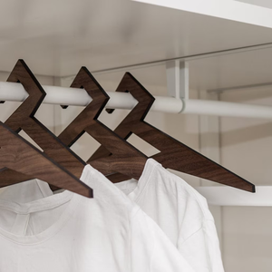 Perchas de Madera para Armario con Logotipo Personalizado para Hoteles y Supermercados, Personalizables en Tamaño - Product Image 3