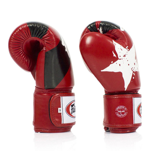 ถุงมือชกมวยไทย Fairtex รุ่นสั่งทำพิเศษ สีแดง ขายดีที่สุด รุ่นล่าสุด อุปกรณ์ฝึกซ้อมคิกบ็อกซิ่ง OEM - Product Image 4