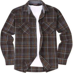 เสื้อเชิ้ตผ้าแฟลนเนลผู้ชาย ยี่ห้อ Easy Wash ทนทาน ระบายอากาศได้ดี สวมใส่สบาย ไม่ยับง่าย เหมาะสำหรับใส่ลำลอง ดีไซน์ใหม่ล่าสุด - Product Image 4