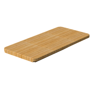 Planche à découper rectangulaire en bois d'acacia naturel avec poignée, planche à découper en bois artisanale pour la cuisine - Product Image 1