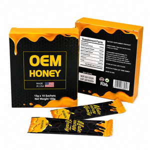 Miel Natural en Sobres Tipo Alimento OEM, Sabor Dulce y Suave, Empaque en Caja, Empaque Personalizado, Marca Privada - Product Image 5