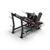 Máquina de prensa de piernas ajustable QLI FITNESS comercial con carga de placas, modelo QPLP105, construcción de acero, capacidad de seguridad de 450 kg