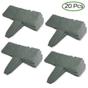 Bordo per aiuole da giardino grigio da 20 pollici, flessibile, senza scavo, effetto pietra, per paesaggistica - Product Image 3