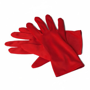 Vente en gros, nouvelle conception, logo personnalisé, gants maçonniques unisexes en coton rouge respirant, usage quotidien quatre saisons - Product Image 1