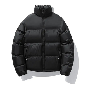 Chaqueta de Invierno para Hombre con Capucha, Acolchada, Resistente al Viento, con Relleno Grueso de Poliéster, Cierre de Cremallera, Forro de Piel Sintética - Product Image 4