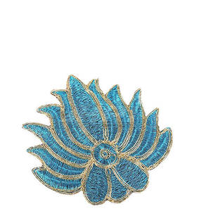 Custom Embroidery Iron-<b>On</b> & <b>Sew</b>-<b>On</b> <b>Patches</b> High Quality Non-Woven Fabric Flower Shape for Bags Clothes Fashion Apparel - Product Image 6
