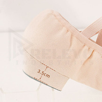 Chaussons de danse classiques en cuir véritable, souples, flexibles, à double semelle, légers, confortables, unisexes, vente en gros RELEVO