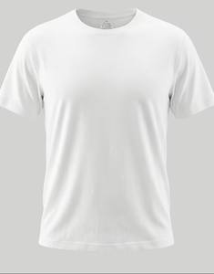 Camiseta de Cuello Redondo y Manga Corta con Tela Elástica, Camisa para Hombre, Camiseta Informal de Tela Suave para Hombre, Estilo Europeo y Americano para Verano - Product Image 1