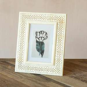 Marco de Fotos Elegante con Incrustaciones de Hueso, Hecho a Mano, con Acabado Duradero, Ideal para Regalos y Proyectos de Decoración - Product Image 2