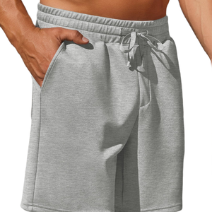 Shorts décontractés de luxe pour hommes, doux et confortables, pour l'automne, vêtements de détente à la maison, shorts personnalisables avec logo pour hommes - Product Image 2