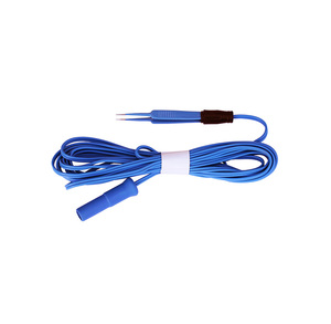 Pince bipolaire à usage unique pour bijoutier, droite, 115 mm, pointe 0,5 mm, avec connecteur à 2 broches pour modèles internationaux - Product Image 2