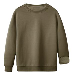 Sweat-shirt thermique à manches longues et doublure polaire de meilleure qualité pour homme, pull à capuche à col ras du cou, vêtements de sport décontractés - Product Image 1