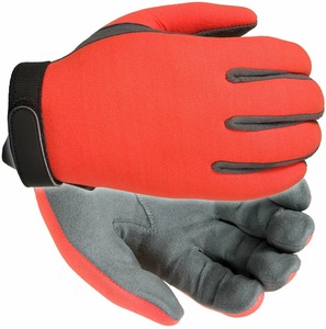 Guantes Tácticos de Aramida de Alta Visibilidad Color Naranja, Sin Forro, Resistentes al Agua, Ligeros, Resistentes al Calor, Anticorte, Antideslizantes, 7 oz - Product Image 5