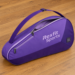 Sac de rangement pour raquettes de padel à sangle réglable personnalisable, sac de transport d'équipement d'équipe imprimé sur mesure avec poche avant zippée pour l'entraînement - Product Image 2