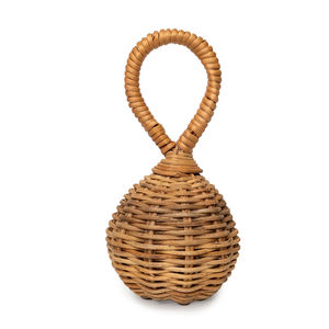 Juguete de Sonajero para Bebés, Hecho a Mano con Ratán Natural, Juguete de Dentición Ecológico, Proveedor Mayorista Directo de Fábrica - Product Image 1