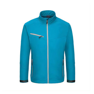 Econex Sports Outdoor Canvas Softshell Jackets Mesh Breathable Waterproof Quick-Dry Windproof Hooded Reflective <b>Strips</b> Front - Product Image 1