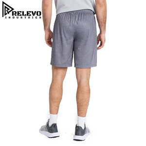 Shorts de course pour hommes, séchage rapide, respirants, 100% coton, tricot texturé, athlétique, décontracté, vente en gros, athleisure, unisexe, toutes saisons - Product Image 3