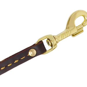 Heavy Duty Genuine Leather Dog <b>Training</b> Leash Comfortable Custom Logo Wholesale Price Leather Dog Leash - Product Image 4