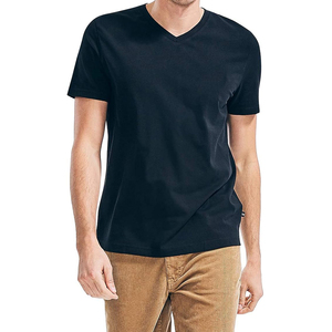 T-shirts décontractés pour hommes en coton 100% respirant et à séchage rapide, t-shirts à manches courtes personnalisés de haute qualité pour hommes - Product Image 1