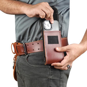 Cinturón de herramientas ajustable de cuero para floristas con múltiples bolsillos, precio de fábrica, cinturón de herramientas profesional de cuero para jardinería y floristería. - Product Image 2