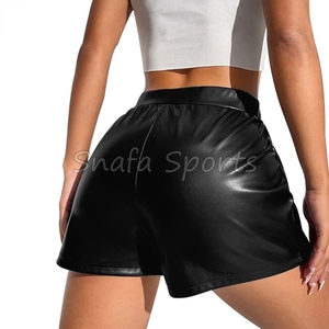 Custom Made Wholesale Women's Genuine Leather Shorts-Breathable Eco-Friendly New Design Customizable Size and logo - Product Image 2