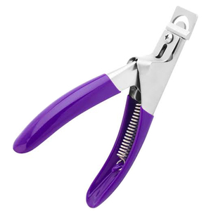 Coupe-ongles professionnels en acier inoxydable avec logo personnalisé, pour extensions d'ongles, faux ongles en acrylique, coupe-ongles en forme de U, durables, pour adultes - Product Image 2