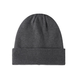 Custom Logo Short Caps Men <b>Women</b> Plain Wholesale Knit <b>Winter</b> <b>Hat</b> Custom Wool Warm Knitted Beanies 2026 - Product Image 3