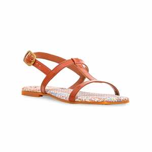 Sandalia Mostaza Tacón Formal FR5262 - Product Image 1