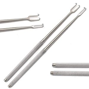 Instruments médicaux d'hôpital utilisés en chirurgie, micro-crochet en acier inoxydable, micro-crochet dermique - Product Image 3