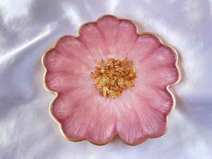 Ensemble de dessous-de-verre carrés et ronds en résine époxy faits à la main de qualité supérieure avec support |   Décoration moderne pour la maison et la table - Product Image 3